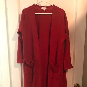 LuLaRoe Red XL Sarah